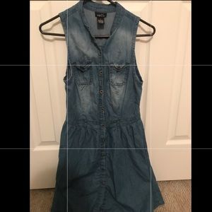 denim tank top dress